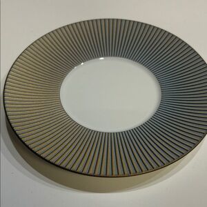 JL Coquet 6” saucer plate Iridescent blue